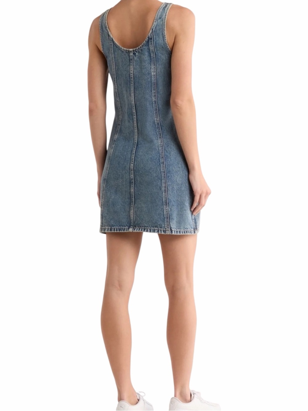 Rag & Bone Denim Button Front Mini Dress Size 2 NWT - Picture 2 of 3